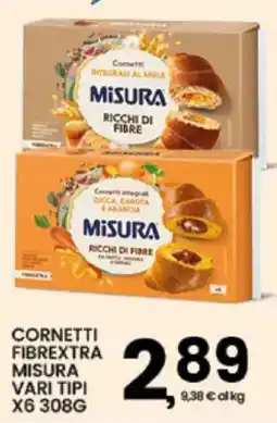 Interspar Cornetti Fibrextra Misura offerta