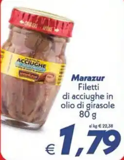 Iper Super Conveniente Marazur Filetti di acciughe in olio di girasole offerta