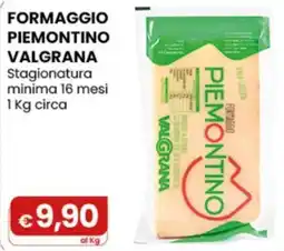 Gala Supermercati Formaggio Piemontino Valgrana offerta