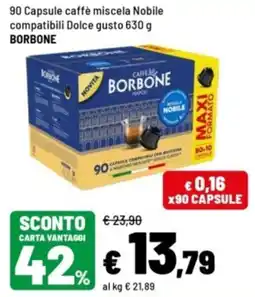 Iper La Grande Capsule caffè miscela Nobile compatibili Dolce gusto offerta