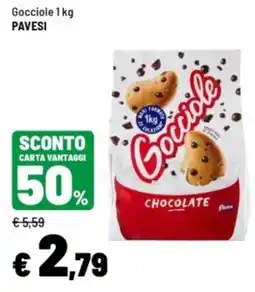 Iper La Grande Gocci ole chocolate Pavesi offerta