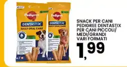 Interspar Snack per cani Pedigree Dentastix offerta