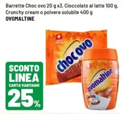 Iper La Grande Barrette Choc ovo Ovomaltine offerta