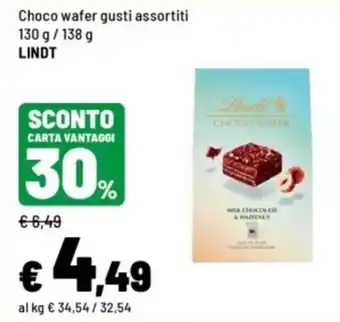 Choco wafer gusti assortiti Lindt