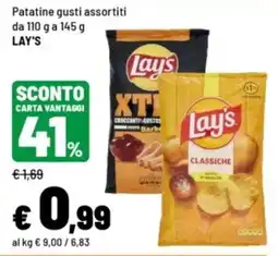 Iper La Grande Patatine gusti assortiti Lay's offerta