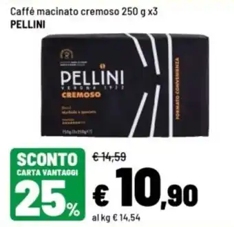Caffé macinato cremoso Pellini