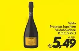 Iper Super Conveniente Valdo Prosecco Superiore Valdobbiadene D.O.C.G offerta