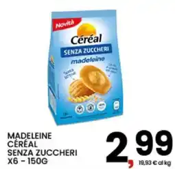 Interspar Madeleine Céréal senza zuccheri offerta
