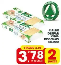 Despar Sicilia Cialde Despar Vital Riso/Mais offerta