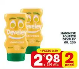 Despar Sicilia Maionese Squeeze Develey offerta