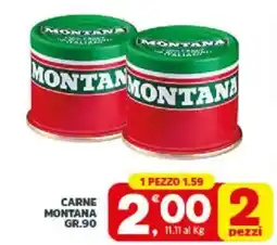 Despar Sicilia Carne Montana offerta
