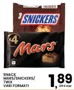 Interspar Snack Mars/Snickers/Twix offerta