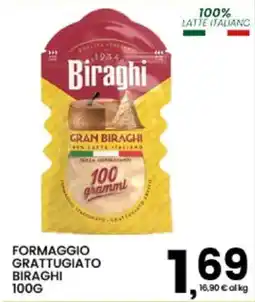 Interspar Formaggio grattugiato Biraghi offerta