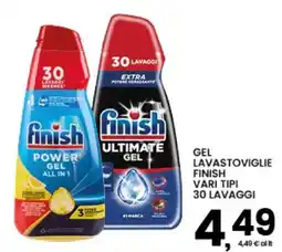 Interspar Gel lavastoviglie Finish vari tipi offerta
