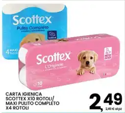 Interspar Carta igienica Scottex offerta