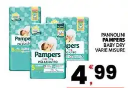 Despar Sicilia Pampers baby dry offerta