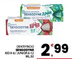 Despar Sicilia Dentifricio Sensodyne Kid 0-6 / Junior 6-12 offerta