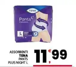 Despar Sicilia Assorbenti Tena Pants Plus Night L offerta