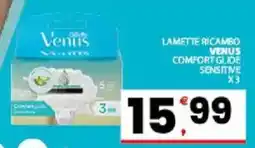 Despar Sicilia Lamette ricambio Venus Comfort Glide Sensitive offerta