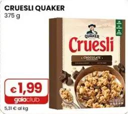 Gala Supermercati Cruesli Quaker Chocolate offerta