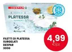Interspar Filetti di platessa surgelati Despar offerta