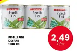 Interspar Piselli Fini Despar offerta
