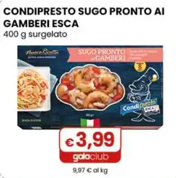 Gala Supermercati Sugo pronto ai gamberi offerta