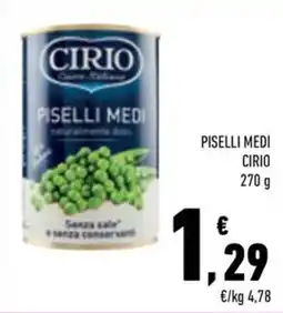 Conad Margherita Piselli medi Cirio offerta