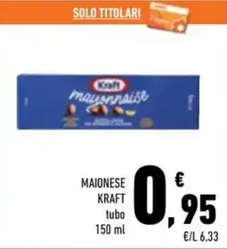 Conad Margherita Maionese Kraft offerta