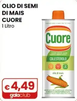 Gala Supermercati Olio di semi di mais Cuore offerta