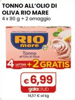 Gala Supermercati Tonno all'olio di oliva Rio mare offerta