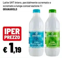Iper La Grande Latte UHT intero, parzialmente scremato o scremato a lunga conservazione offerta