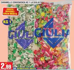 Immenso Cash Caramelle convenienza La Giulia offerta