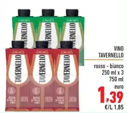 Maxi Supermercati Vino Tavernello offerta