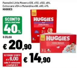 Iper La Grande Huggies Little Movers offerta