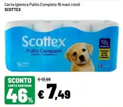 Iper La Grande Carta igienica Pulito Completo Scottex offerta