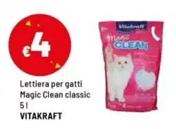 Iper La Grande Lettiera per gatti Magic Clean classic Vitakraft offerta