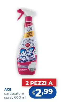 Acqua & Sapone ACE sgrassatore spray offerta