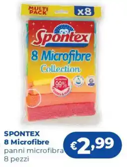 Acqua & Sapone Spontex 8 Microfibra offerta