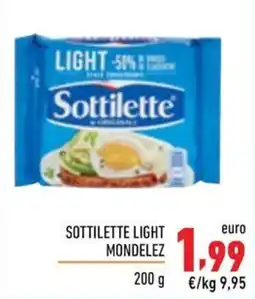 Maxi Supermercati Sottilette light Mondelez offerta