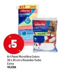 Iper La Grande Panni Microfibra Colors VILEDA offerta