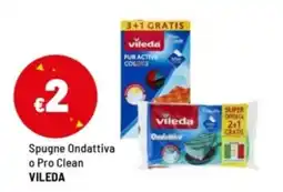 Iper La Grande Spugne Ondattiva o Pro Clean VILEDA offerta