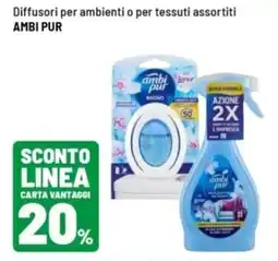 Iper La Grande Diffusori per ambienti o per tessuti assortiti Ambi Pur offerta