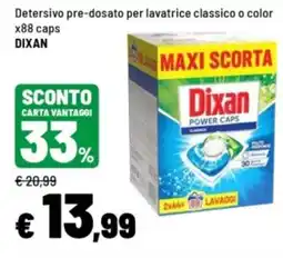 Iper La Grande Detersivo pre-dosato per lavatrice Dixan offerta