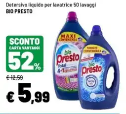 Iper La Grande Detersivo liquido per lavatrice bio presto offerta