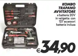 Iper Super Conveniente Kombo trapano avvitatore offerta