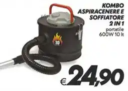 Iper Super Conveniente Kombo aspiracenere e soffiatore offerta