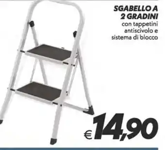 Sgabello a 2 gradini