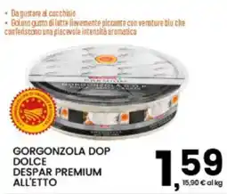 Interspar Gorgonzola DOP Dolce Despar Premium offerta