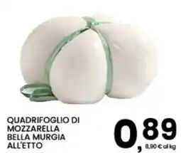 Interspar Quadrifoglio di mozzarella bella murgia offerta